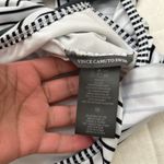 Vince Camuto Ruffle Off the Shoulder One Piece Swimsuit - Blossom Stripes Sz 12 Photo 6