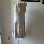 Danny & Nicole  Beige Textured Midi Dress Photo 2