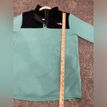 The North Face Fleece Women's TKA Glacier Snap Pullover Wasabi Green & Black Photo 7