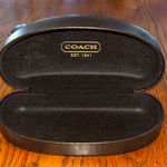 Coach Black Sun Glasses Case Photo 0