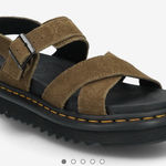 Dr. Martens  Voss Ii Dms Olive Bronx Suede - Flat sandals size 10 women’s Photo 0