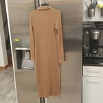 Madewell 💕💕 Long Sleeve Button-Front Midi Shirtdress ~ Kraft Brown XXS NWT Photo 12