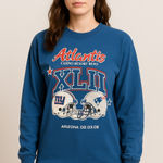 NFL Vintage Y2K Super Bowl XLII Atlantis Casino Resort Promo Long Sleeve T-Shirt XL Photo 0
