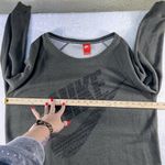 Nike  Womens XL Rally Boyfriend BF Logo Sweatshirt Oversize Dark Army Green Tunic Photo 8