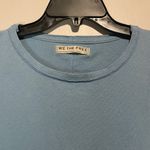 We The Free - Oversized Blue Mini Dress Tunic Top Ruffle Hem- Size L Photo 5