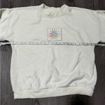 Vintage 90s Amelia Island Florida Pullover Sweater Cream size Women’s Medium White Photo 4