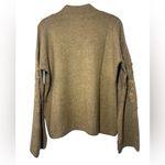 CeCe  Tan Knit Sweater Floral Detailing Photo 5