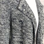 Lucky Brand Gray & Black Double Breasted Pea Coat Cardigan Sweater Size Medium Photo 11