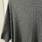 ZARA  dark grey ribbed sweater short sleeve dress in size Medium Photo 1
