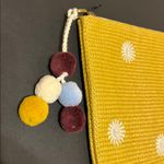 Madewell Sunny Clutch, yellow, zipper closure 12”x8.5” Photo 5