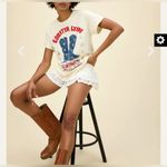 Daydreamer NWT Loretta Lynn in Concert Tee - stone vintage white - large Photo 8