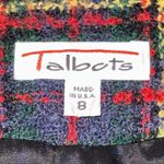 Talbots VTG‎  Red Tartan Plaid Wool Blazer Jacket Womens 8 Academia Preppy 90s Photo 7