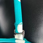 Apt. 9 NEW  Womens M Teal Polka Dot Bandeau Bikini Swim Top Photo 2