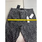 Sanctuary  Social Crop Skinny Jeans Black White Print Size 30 Standard Rise nwt Photo 9