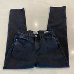 Frame  Le High Straight Leg Cropped Denim Jeans in Maverick Rips Size‎ 28 Photo 2