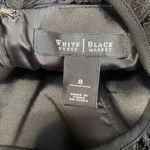 White House | Black Market WHBM black dress with lace‎ detail. Photo 7