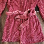 Retrofête Retrofete Gabrielle Robe Dress Pastel Pink Sequins Size Large NWT Long Sleeve Photo 3