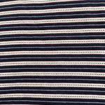 Elandale 100% cotton striped white blue embroidered logo golf polo shirt, size S Photo 10