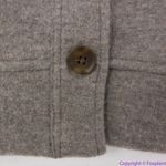 Madewell NEW  100% merino wool Boiled‎ Wool Bridgman Sweater-Jacket, L Photo 11