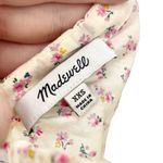 Madewell  Top Women Size XXS Blouse Shirred Drawstring Floral Tank Top Bight Bud Photo 4