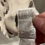 Banana Republic Cute creamy linen print crop short sleeve top scoop neck Photo 6