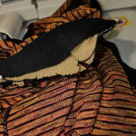 Misook Exclusively  Woman‎ Womens Orange Black Cardigan 2X *Pulls* Photo 4