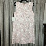 NWT Victoria Beckham Target Blush Pink Jacquard Mod Shift Dress Size Medium Photo 11