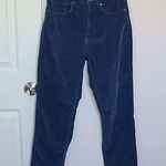 Everlane Blue Baby Cord Cheeky Straight Pants Size 27 Corduroy Casual Spring Photo 3