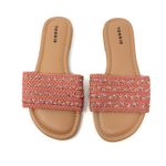 Torrid Size 10 Sandals Pink Flats Flip Flops Vacation Beach Casual Summer Slide Photo 6