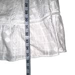Maaji NWOT  Kamala White Quartz Eyelet Mini Beach Dress LARGE Photo 8