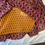 ZARA  Yellow and Purple Patterned Women's Top Photo 4
