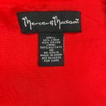 mercer & madison Linen Blend Red Relaxed Fit Collar Wrap Sleeveless Blouse Sz 10 Photo 9