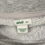 Aerie  Women’s Oversized Terry Sweatshirt Leopard Print Loungewear Cozy size S Photo 6