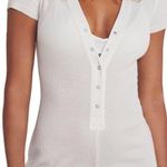 Free People Early Night Cotton Blend Pajama Romper Photo 0