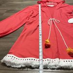 Sun50 UPF 50+ Beach Robe Swimsuit Cover Up Pink Size Small Photo 6