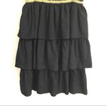 AKA Y2K black & gold tiered silk mini dress XS/S Black Photo 5