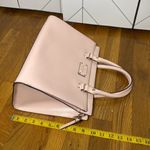 Kate Spade  New York Light Pink Leather Compartment Shoulder Bag Purse Photo 6