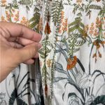 Anthropologie Printed Buttondown Midi Shirt Dress In Botanical Motif Sz LP Photo 7