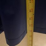 Shadowline Robe Navy Peignoir Lingerie Nylon Lace Large Pink Roses Button Front Blue Size M Photo 5