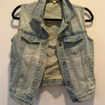 Anthropologie  Light Blue Denim Vest Photo 0