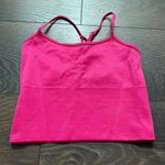 DKNY  Women’s Small Pink Ribbed Sports Bra Photo 0