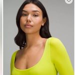 Lululemon NWT  Wundermost Ultra Soft Nulu Square-Neck Long Sleeved Bodysu… Photo 2