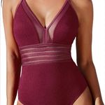Cupshe Women's One Piece Swimsuit Plunging V Neck Bathin... Photo 0