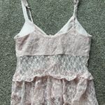 Hollister light pink  flowy lace tank top Photo 1