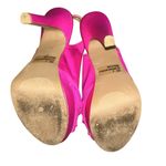 Charlotte Russe Woman’s Hot Pink Bow Detail Heels Size 7 Photo 7