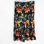 Soft Surroundings Soft Surroundings Womens Resortwear Tropical Butterfly Floral Midi Skirt Size M Photo 7