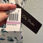 CITY STUDIO 11 Floral Bodycon Cocktail Party Dress Blue White Size undefined Photo 5