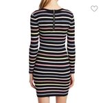  Striped Knit Ribbed Bodycon Long Sleeve Dress Size 0-2 (Milly Size P) Photo 1
