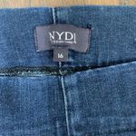NYDJ  LiftXTuck Pull-Up Dark Wash Crop Jeggings Photo 1