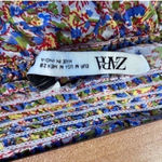 ZARA Floral Satin Flowing Trousers Pants Elastic Waist Photo 12